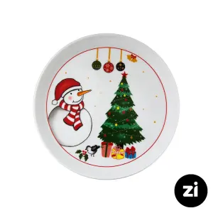 بشقاب تخت چینی زرین (Zi) فرم اس طرح سانتا سایز 21