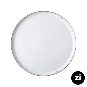 بشقاب تخت چینی زرین (Zi) فرم اس اپرا سایز 27