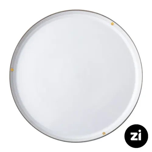 بشقاب تخت چینی زرین (Zi)  فرم اس اپرا سایز 33