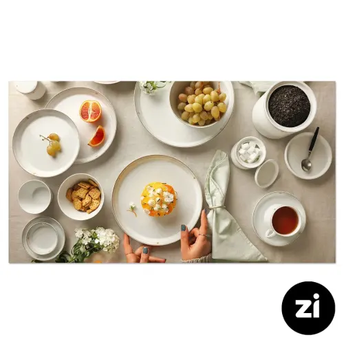 پیاله چینی زرین Zi فرم اس اپرا سایز 9