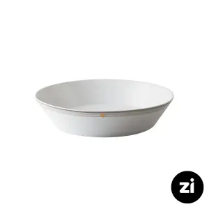 بشقاب گود چینی زرین فرم اس طرح اپرا سایز 19