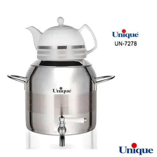 کتری و قوری یونیک 5.5 لیتری استیل UN-7278