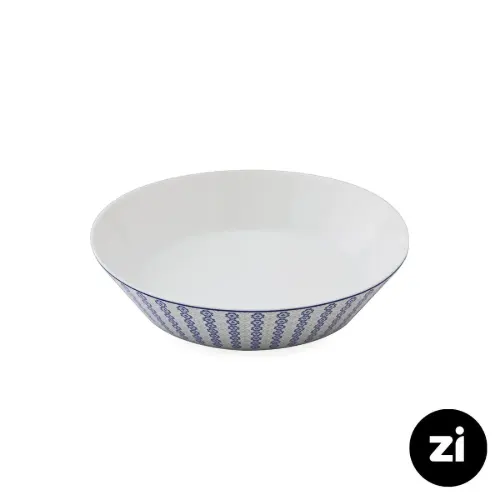 بشقاب گود چینی زرین فرم اس طرح ریچل سایز 19