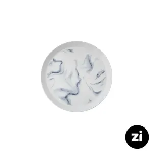 بشقاب تخت چینی زرین Zi فرم اس طرح بلو استون سایز 9