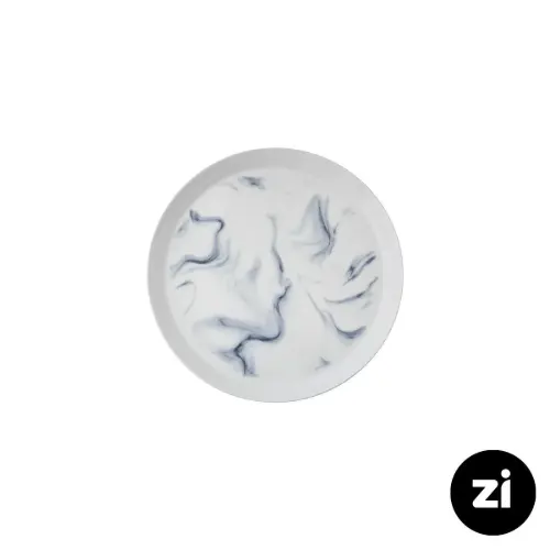 بشقاب تخت چینی زرین Zi فرم اس طرح بلو استون سایز 9