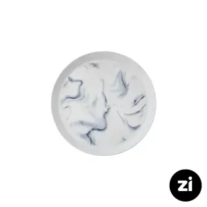 بشقاب تخت چینی زرین Zi فرم اس طرح بلو استون سایز 12