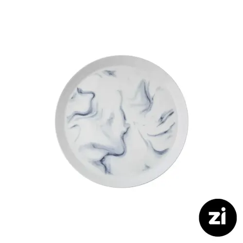 بشقاب تخت چینی زرین Zi فرم اس طرح بلو استون سایز 15