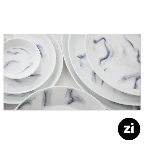 پیاله چینی زرین Zi فرم اس بلو استون سایز 24