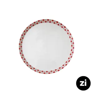 بشقاب تخت چینی زرین Zi فرم اس طرح روشان سایز 18