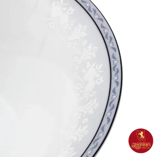 سالادخوری چینی زرین شهرزاد طرح وایت رز سایز 26