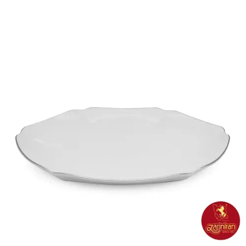 سرویس قاب و قدح چینی زرین هگزان طرح سمن