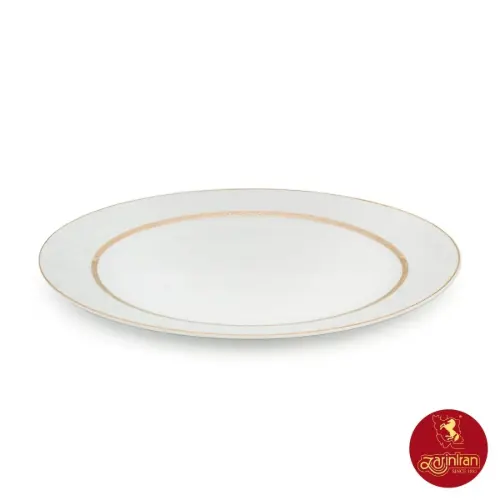 دیس چینی زرین ایتالیا اف هدیه طلایی سایز 24