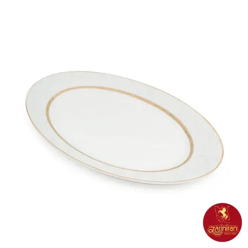 دیس چینی زرین ایتالیا اف هدیه طلایی سایز 24