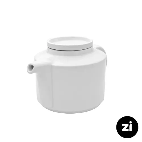 قوری چینی زرین زی فرم اس سفید