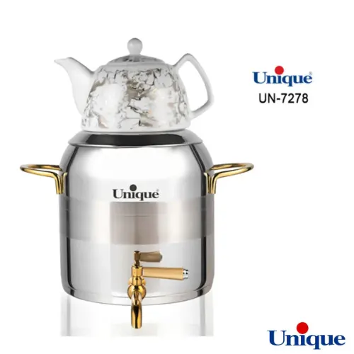 کتری و قوری یونیک 5.5 لیتری استیل UN-7278