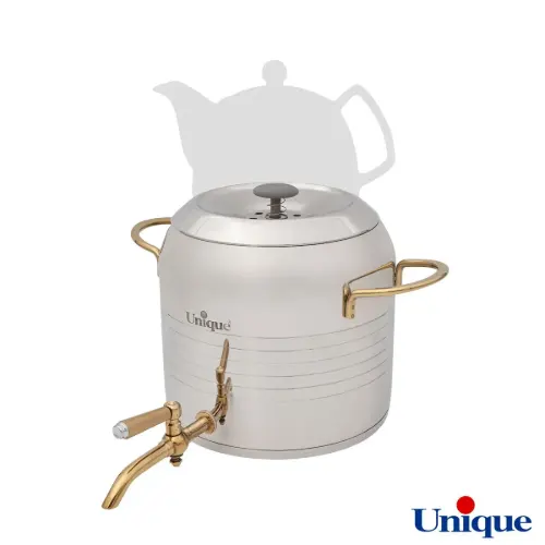کتری و قوری یونیک 5.5 لیتری استیل UN-7278