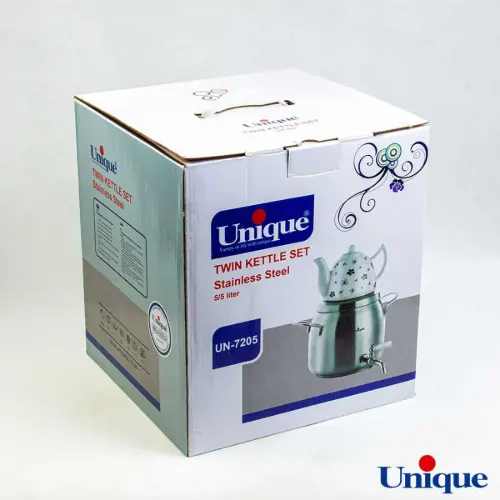 کتری و قوری 5.5 لیتر استیل یونیک UN-7205