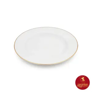 بشقاب تخت چینی زرین سایز 19 طرح زرین