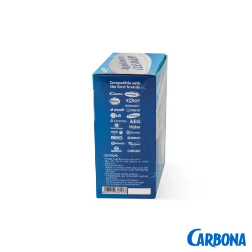 پودر جرم گیر ماشین لباسشویی و ظرفشویی 12 در 1 کربونا Carbona بسته 5 عددی