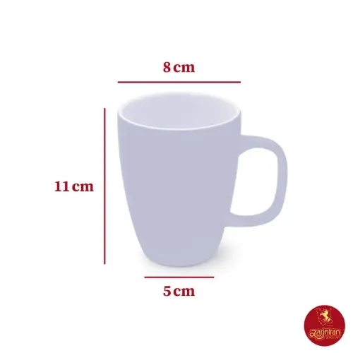 ماگ دسته دار سوئدی چینی زرین طرح آسمان