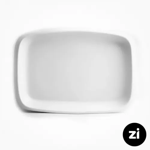 دیس لازانیا چینی زرین Zi سایز ۴۰ سفید