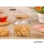 بانکه درب چوبی 800 میلی لیتر لیمون 2263