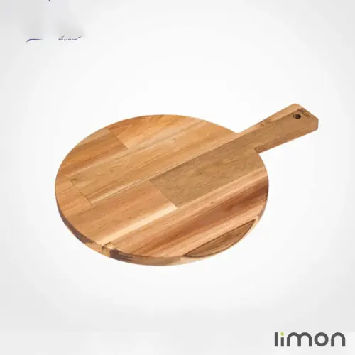 تخته سرو گرد دسته دار کوچک لیمون 2230