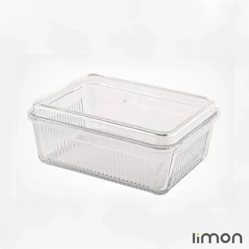ظرف شیشه ای درب اکرولیک لیمون 2260