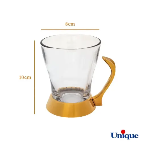 ست چایخوری یونیک طلایی UN-3865