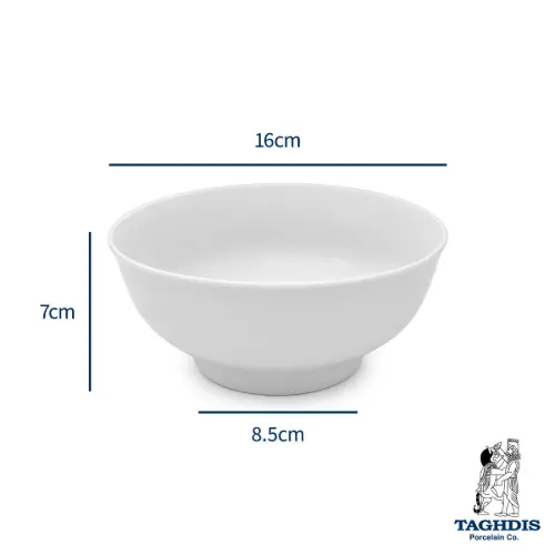 کاسه آبگوشت خوری 6/5 گرد چینی تقدیس