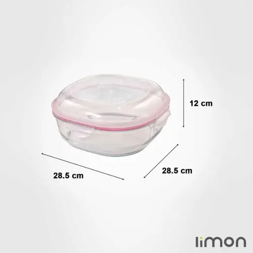 ظرف شیشه ای سرو و نگهداری دربدار 3.750 لیتر لیمون 2295