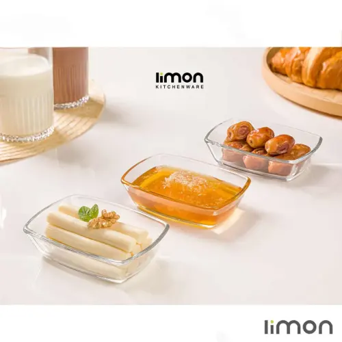 پیاله شیشه ای کوچک لیمون 6 عددی 2225