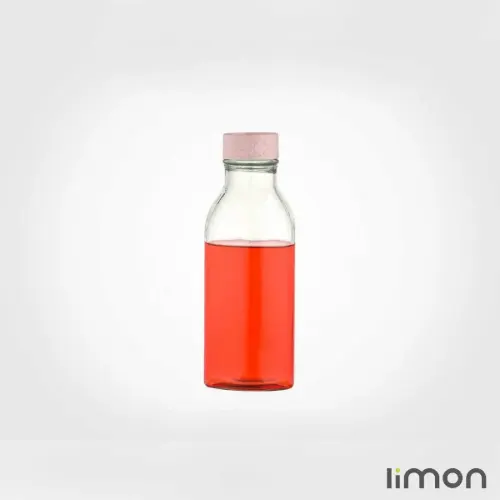 بطری آب چهارگوش لیمون 1064