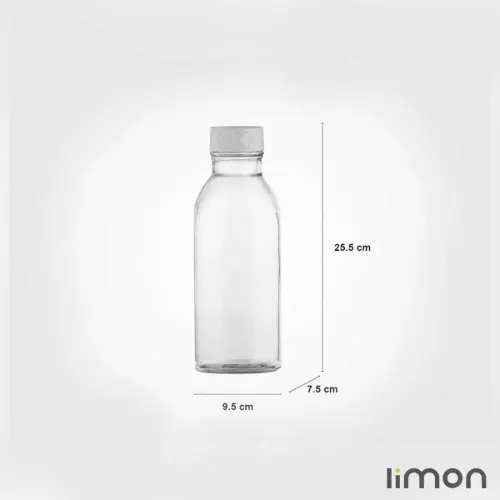 بطری آب چهارگوش لیمون 1064