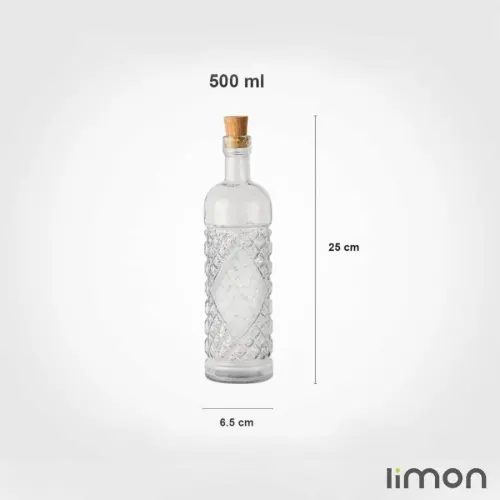 بطری آبلیمو خوری درب چوب پنبه 1888