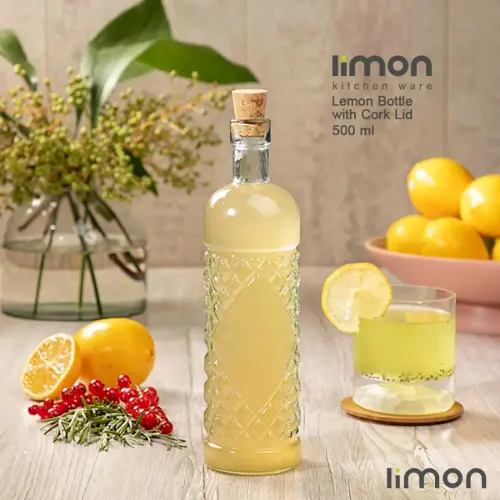 بطری آبلیمو خوری درب چوب پنبه 1888