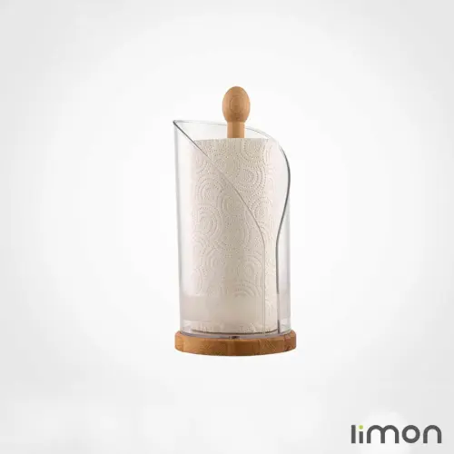 جا دستمال رولی چوبی لیمون با بهترین کیفیت