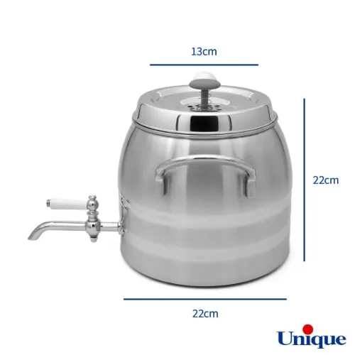 کتری یونیک استیل شیردار ۶ لیتر مدل UN-7222