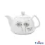قوری چینی یونیک مدل قاصدک نقره ای UN-7542