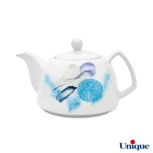 قوری چینی یونیک مدل آبرنگ UN-7542