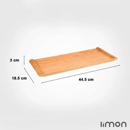 تخته سرو چوبی مستطیل بزرگ لیمون 2258