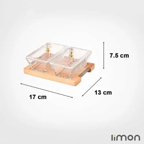 اردور خوری مستطیل دربدار 2 خانه پایه چوبی 2247