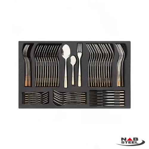 سرویس 86 پارچه ناب استیل مدل ورونا