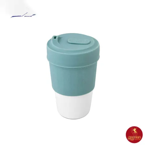 چینی زرین ماگ استیم 2 طرح سبز آبی