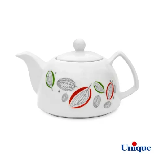 قوری چینی یونیک مدل برگ UN-7542