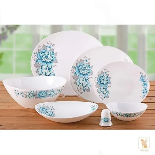 خرید سرویس آرکوپال 28 پارچه پارس اپال طرح مانیسا آبی کد 265