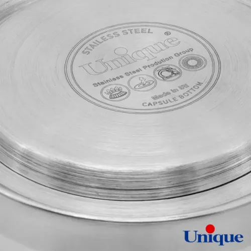 کتری و قوری یونیک استیل شیر دار 4 لیتر UN-7224 دسته استیل