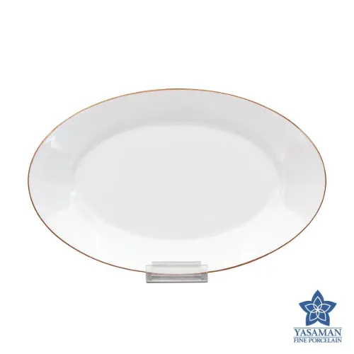سرویس چینی زرین ایتالیا اف زرین رزگلد یاسمن 76 پارچه