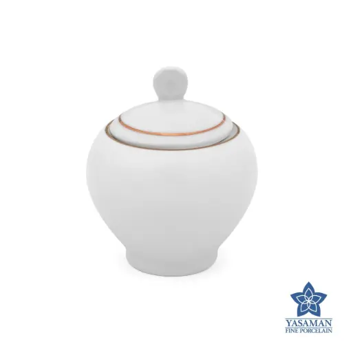 سرویس چینی زرین ایتالیا اف زرین رزگلد یاسمن 76 پارچه