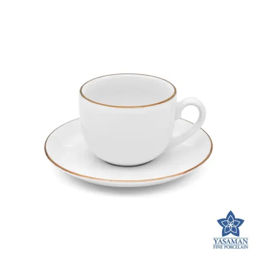 سرویس چینی زرین ایتالیا اف زرین رزگلد یاسمن 76 پارچه